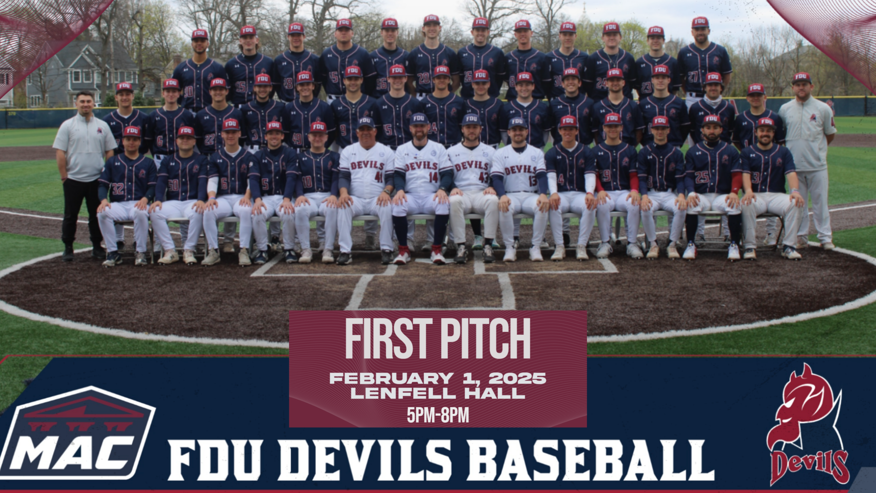 Updated Devils First Pitch Dinner Graphic for Feb 1 2025